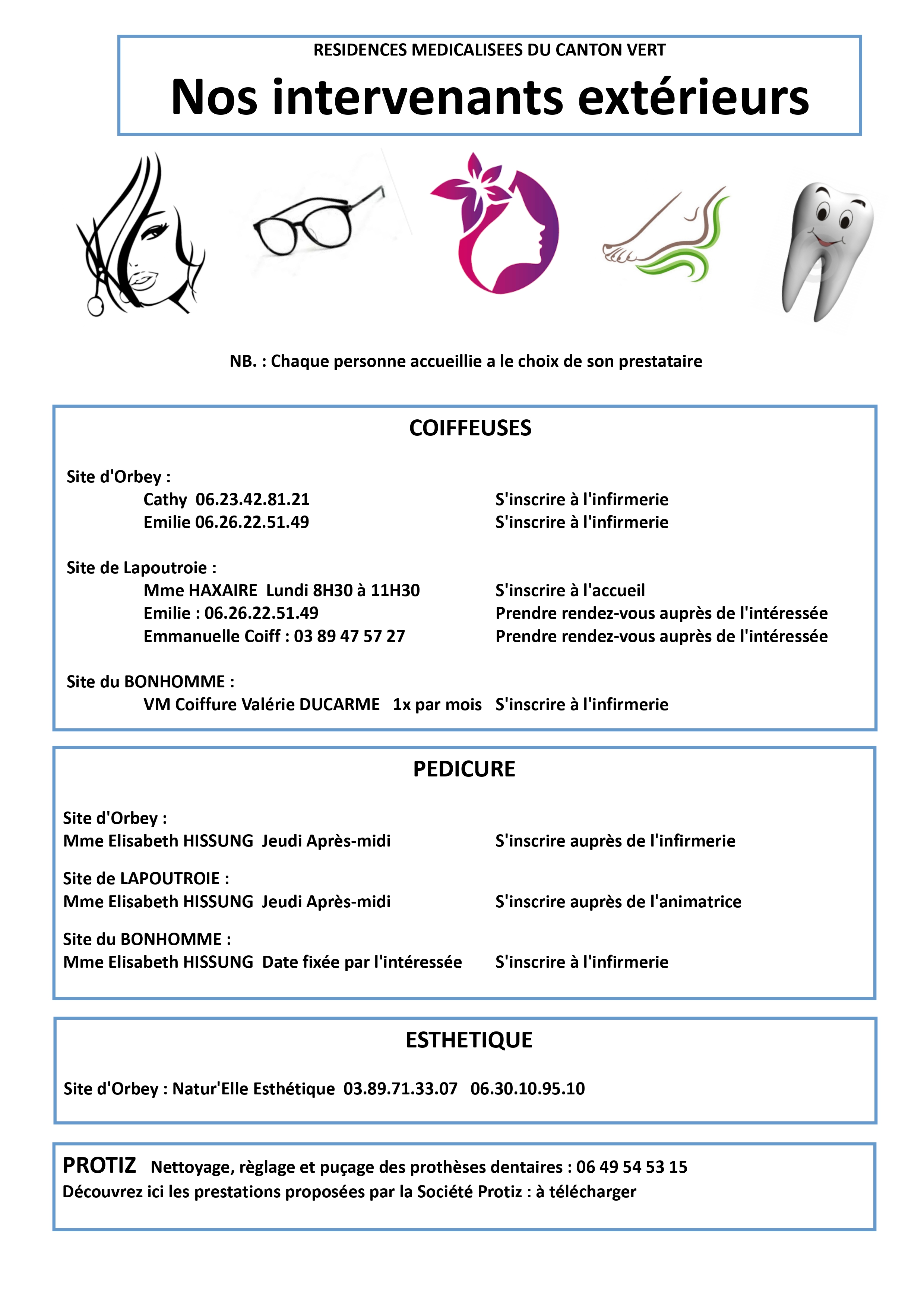 intervenants exterieurs